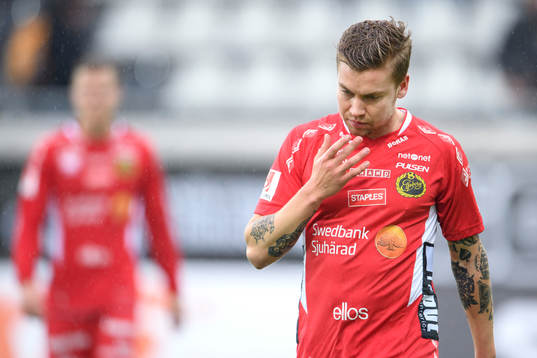 Elfsborgs Thomas Kind Bendiksen deppar