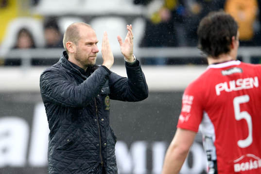 Elfsborgs manager Magnus Haglund tackar publiken