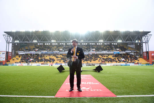 Elfsborgs ordförande Bo Johansson innan fotbollsmatchen i