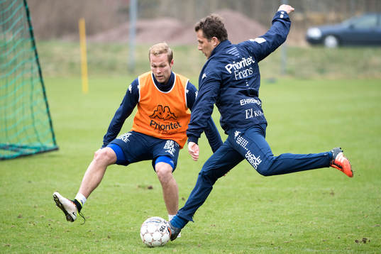 IFK Göteborgs Gustav Engvall och Tobias Hysén