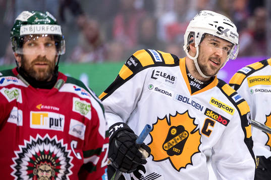 Frölundas Joel Lundqvist och Skellefteås Jimmie Ericsson