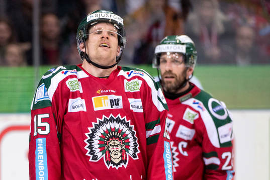 Frölundas Joey Crabb deppar