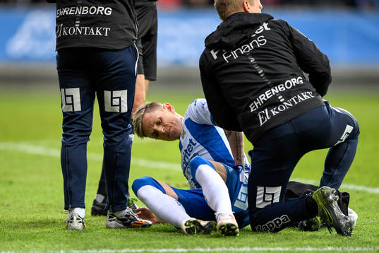 IFK Göteborgs Sören Rieks får utgå pga skada