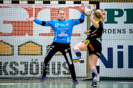 Lugis målvakt Matilda Ekdahl