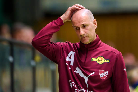 Lugis tränare Dragan Brljevic deppar