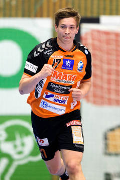 Kristianstads Jerry Tollbring jublar