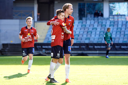 Örgrytes Andreas Östling och Anton Henriksson jublar