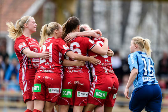 Piteåspelarna jublar