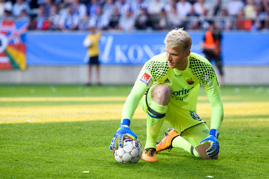 Djurgårdens målvakt Hampus Nilsson