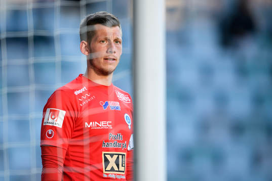 Åtvidabergs målvakt Gustav Jansson