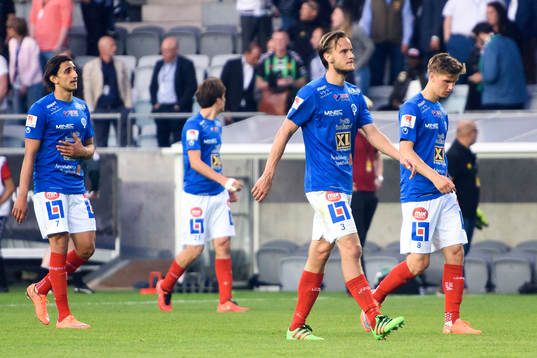 Åtvidabergs spelare deppar