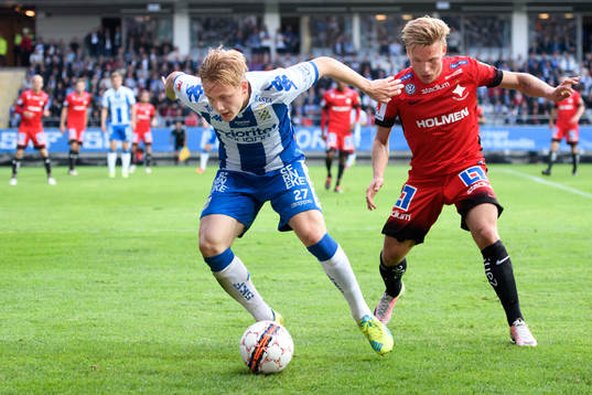 IFK Göteborgs Billy Nordström och Norrköpings Nicklas