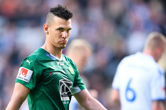 Hammarbys Alexssander Medeiros de Azeredo deppar