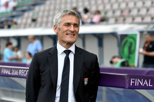 Lyons tränare Gérard Prêcheur