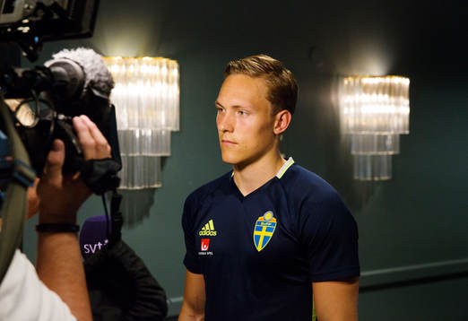 Svenska fotbollslandslagets Ludwig Augustinsson blir