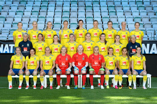 Det svenska damlandslaget i fotboll