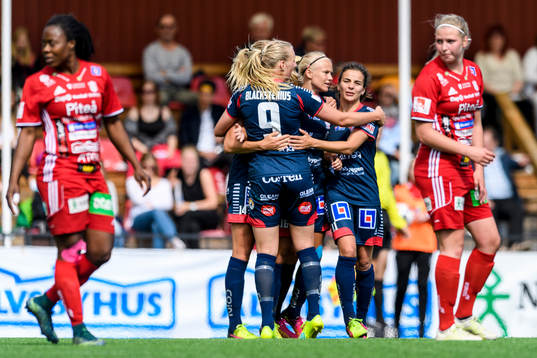 Linköpingspelarna jublar