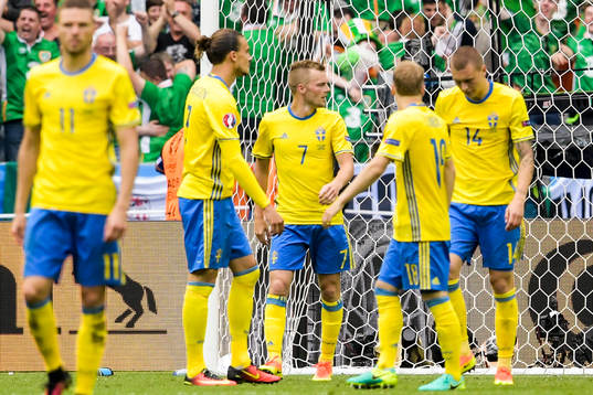 Sveriges Erik Johansson, Sebastian Larsson, Oscar Lewicki