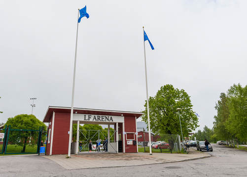 Regn i luften vid LF Arena