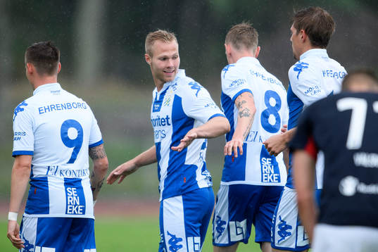 IFK Göteborgs Gustav Engvall jublar