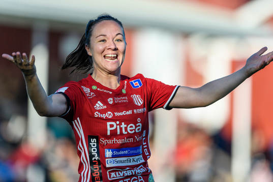 Piteås June Pedersen jublar