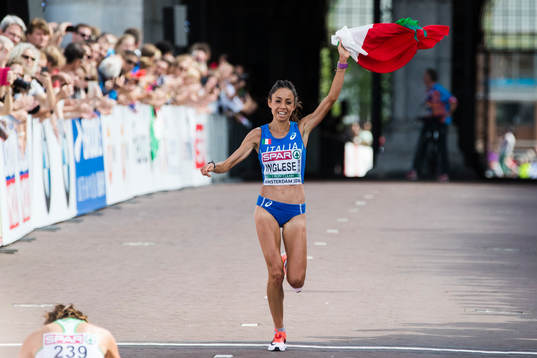 Veronica Inglese, Italien gå i mål som tvåa i damernas