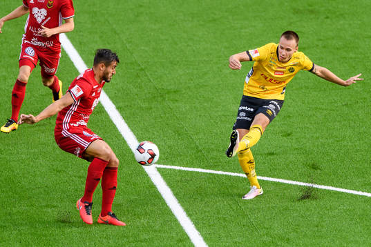 Östersunds Brwa Nouri och Elfsborgs Viktor Prodell