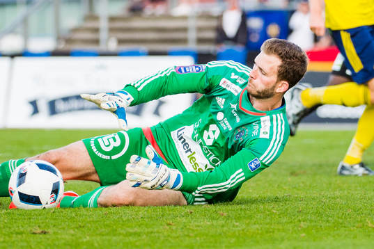 Ängelholms målvakt Carl Lindell