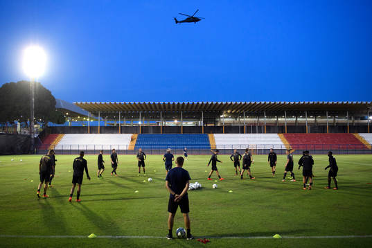 Bläddra bland fler bilder av Inför OS 2016, Fotboll, U21, Träning