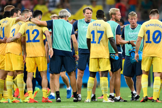 Bläddra bland fler bilder av OS 2016, Fotboll, U21, Sverige - Colombia