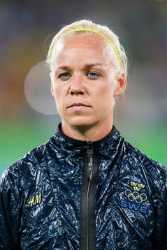 vid lineup innan fotbollsmatchen mellan Brasilien och