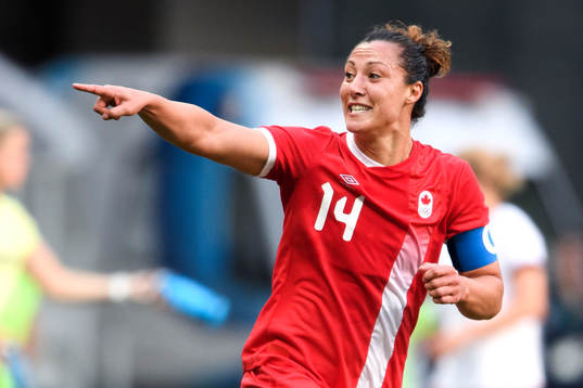 Kanadas Melissa Tancredi jublar