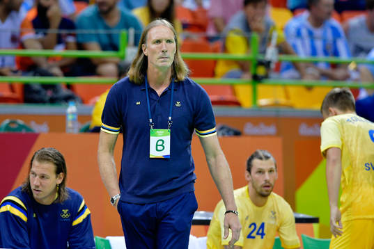 Sveriges förbundskapten Staffan Olsson