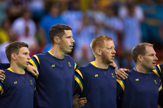 Sverige med Jerry Tollbring, Kim Andersson, Jim