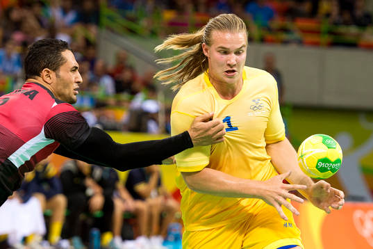 Egyptens Mamdouh Abouebaid och Sveriges Lukas Nilsson
