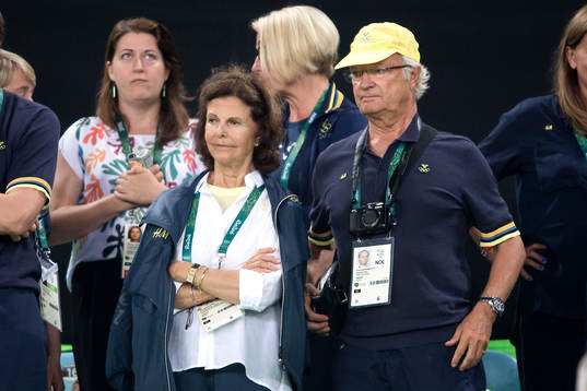 Sveriges Drottning Silvia och Kung Carl Gustaf på