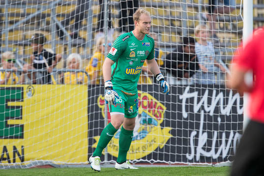 Falkenbergs målvakt Alexander Lundin