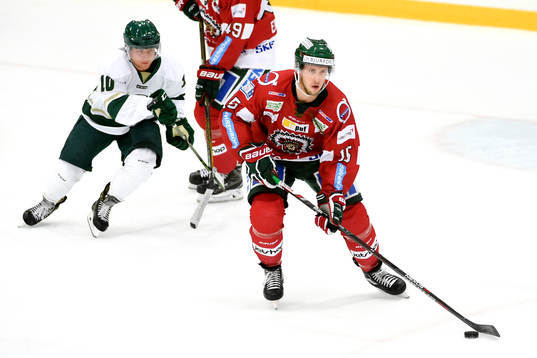 Frölundas Matt Donovan och Färjestads Marcus Nilsson