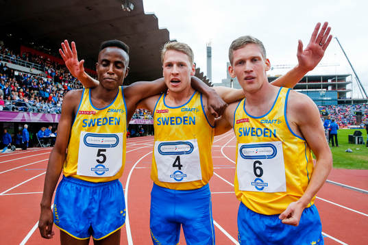 Suldan Hassan, Jonas Leandersson och Staffan Ek