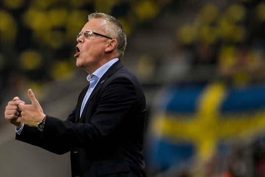 Sveriges förbundskapten Janne Andersson