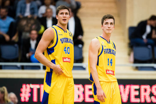 Sveriges Carl Engström och Alexander Lindqvist ser deppiga