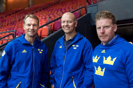 Sveriges rådgivare Nicklas Lidström, Mats Sundin och