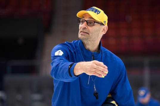 Sveriges assisterande förbundskapten Peter Popovic