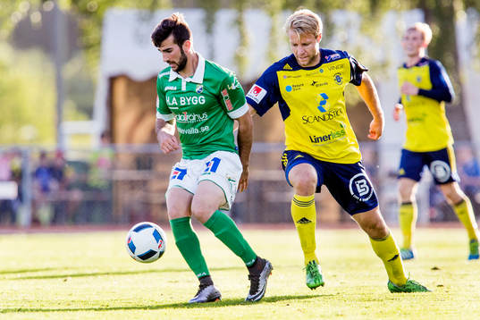 Ljungskiles Allan Mohideen och Ängelholms Fredrik Karlsson