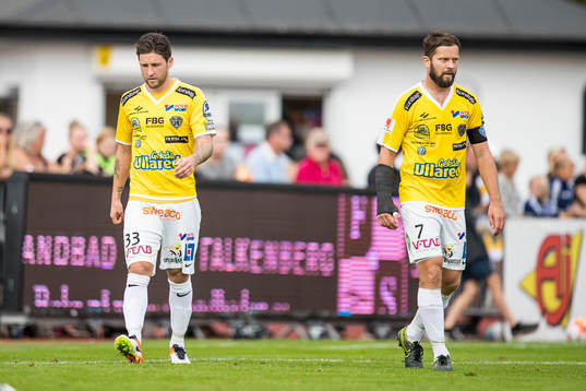 Falkenbergs Tibor Joza och David Svensson deppar