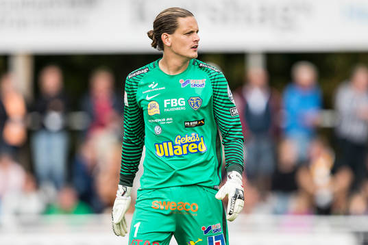 Falkenbergs målvakt Otto Martler