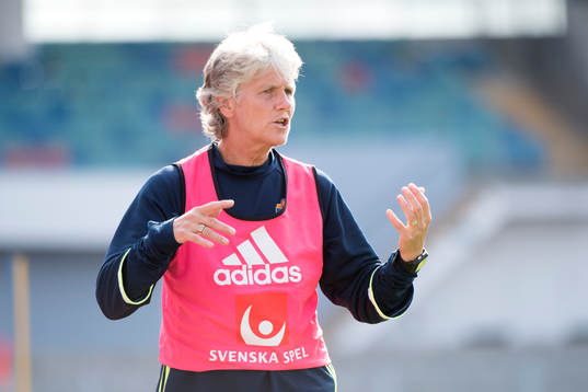 Sveriges förbundskapten Pia Sundhage