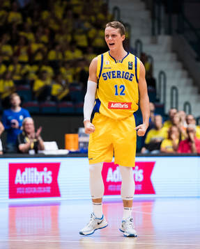 Sveriges Ludvig Håkanson jublar