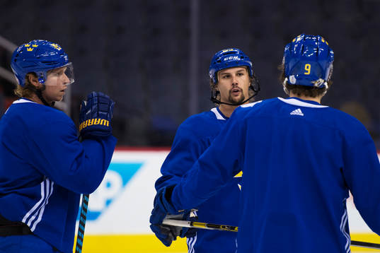 Nicklas Bäckström och Erik Karlsson