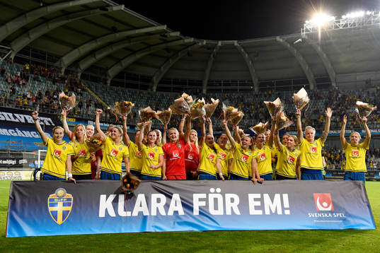 Bläddra bland fler bilder av Fotboll, Dam, EM-kval, Sverige - Slovakien